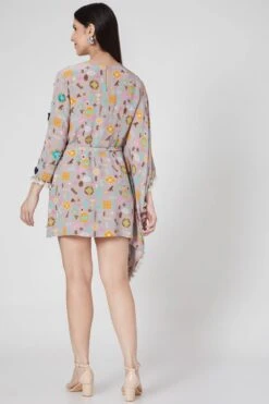 PS Pret By Payal Singhal Lavender Embroidered Kaftan Style Dress 7 PS Pret By Payal Singhal Lavender Embroidered Kaftan Style Dress -Echoo Clothing Shop 319ps22 3