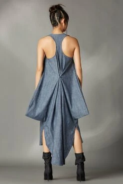 Chola Taylor Draped Dress 7 Chola Taylor Draped Dress -Echoo Clothing Shop 41023ca1 3