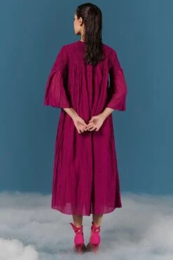 ILK Bougainville Smocked Dress With Flared Sleeves 7 ILK Bougainville Smocked Dress With Flared Sleeves -Echoo Clothing Shop 411ilk9 3