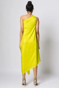 REIK Lime Green Mimosa Dress With A Moulin Shirt -Echoo Clothing Shop 412rpf20 5
