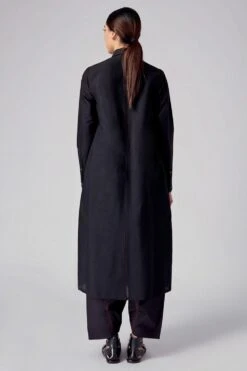 Rajesh Pratap Singh Black Pintuck Midi Dress 13 Rajesh Pratap Singh Black Pintuck Midi Dress -Echoo Clothing Shop 4sc 174kta 6