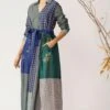 Payal Pratap Handloom Cotton Belted Jacket Dress