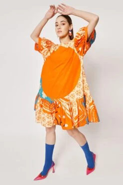 Two Point Two Orange Aiko A-line Dress 14 Two Point Two Orange Aiko A-line Dress -Echoo Clothing Shop 5623ce53 6