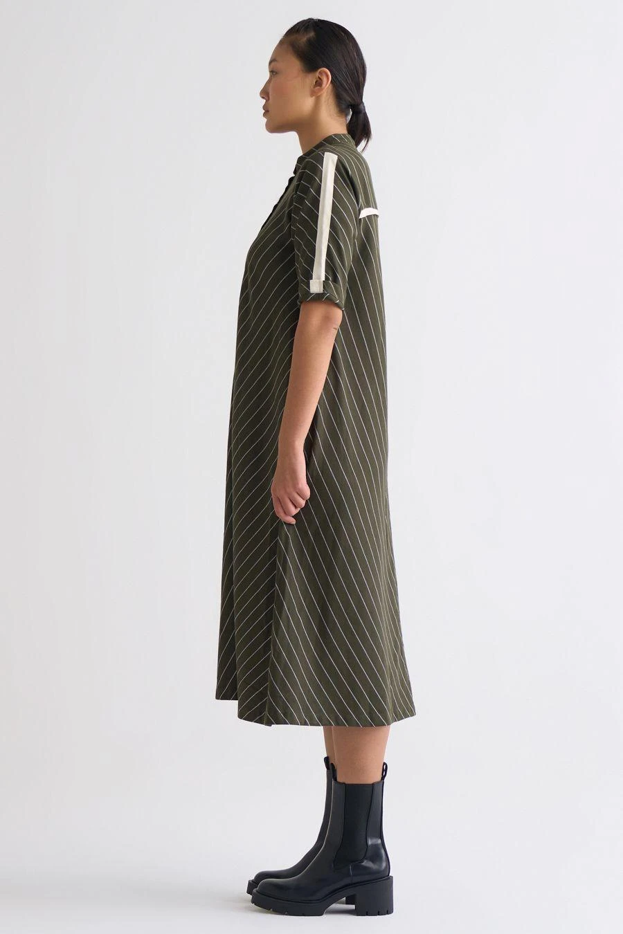 Three Olive Trench Jacket With An A-line Dress 5 Three Olive Trench Jacket With An A-line Dress - Image 3