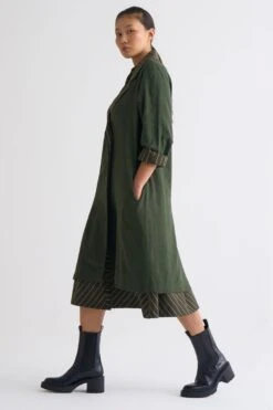Three Olive Trench Jacket With An A-line Dress 14 Three Olive Trench Jacket With An A-line Dress -Echoo Clothing Shop 612thw21 5