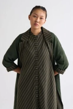 Three Olive Trench Jacket With An A-line Dress 15 Three Olive Trench Jacket With An A-line Dress -Echoo Clothing Shop 612thw21 6