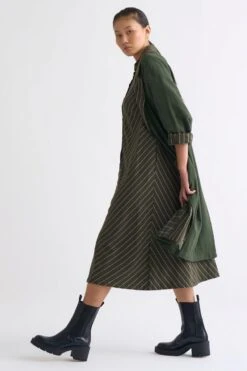 Three Olive Trench Jacket With An A-line Dress 16 Three Olive Trench Jacket With An A-line Dress -Echoo Clothing Shop 612thw21 7