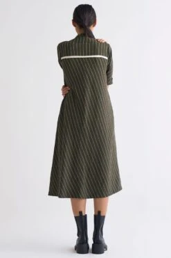 Three Olive Trench Jacket With An A-line Dress 17 Three Olive Trench Jacket With An A-line Dress -Echoo Clothing Shop 612thw21 8