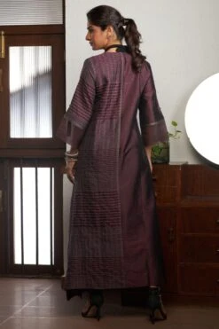 Bodhi Tree Wine Double Layered Kaftan Dress 9 Bodhi Tree Wine Double Layered Kaftan Dress -Echoo Clothing Shop 62bt9 4