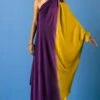 Studio RIGU Leheriya Purple & Yellow Toga Style Dress -Echoo Clothing Shop 64sr19 1