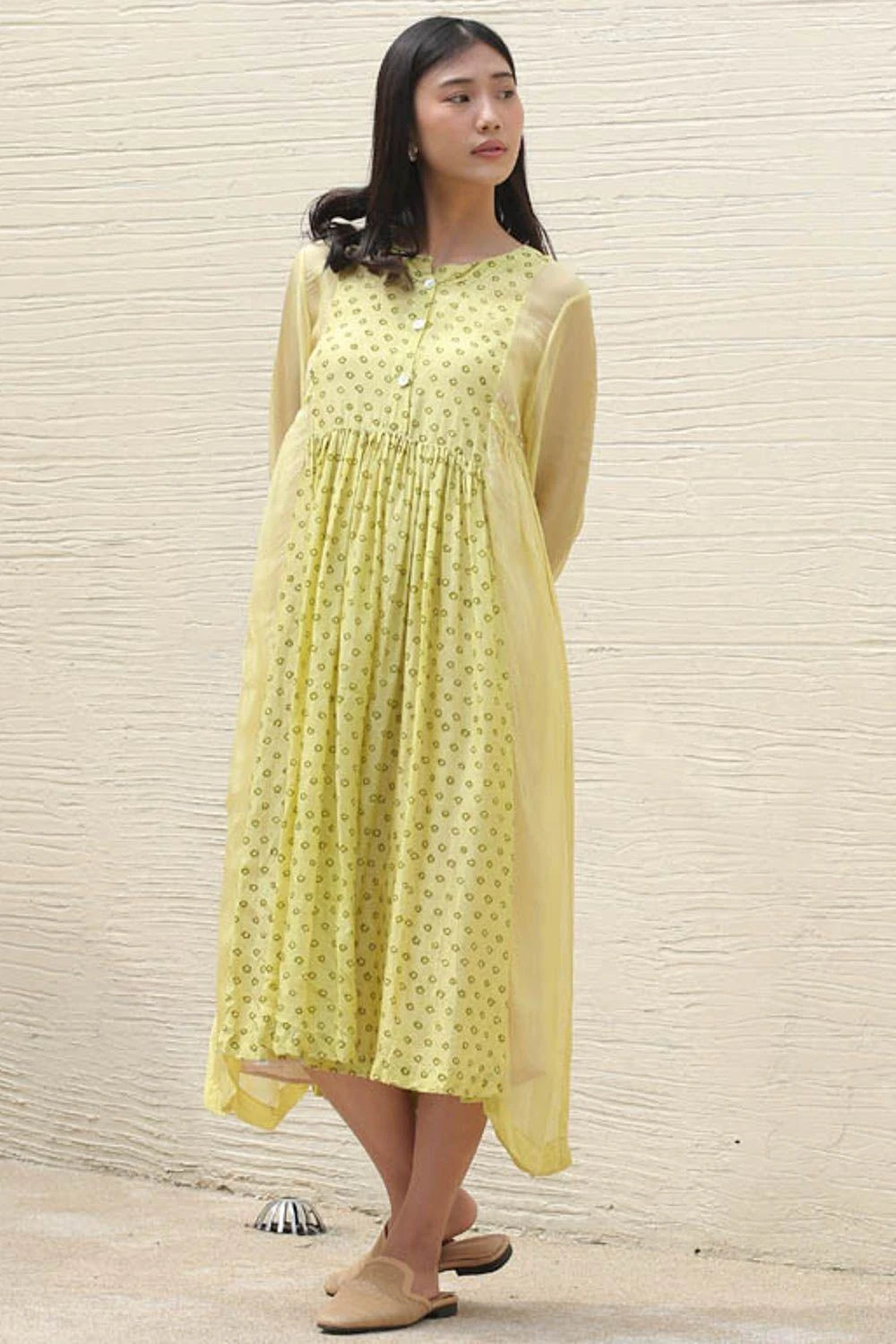 Baju Green Floral Embroidered Dress 3 Baju Green Floral Embroidered Dress