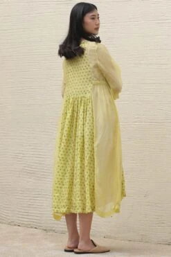 Baju Green Floral Embroidered Dress 6 Baju Green Floral Embroidered Dress -Echoo Clothing Shop 88baju5 2