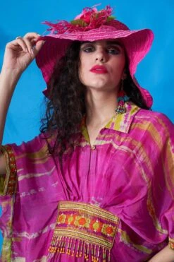 CAPISVIRLEO Purple Pleated Kaftan Dress 9 CAPISVIRLEO Purple Pleated Kaftan Dress -Echoo Clothing Shop 88cap11 4