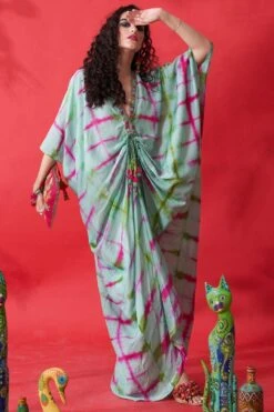 CAPISVIRLEO Mint Green Kaftan Dress -Echoo Clothing Shop 88cap19 3