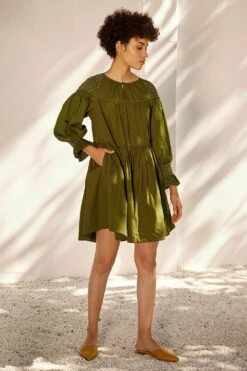 Khara Kapas Spring Breeze Dress 10 Khara Kapas Spring Breeze Dress -Echoo Clothing Shop 91023kk9 3