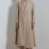 Ecru Chanderi Jacket & Dress Set -Echoo Clothing Shop 911inte18 1