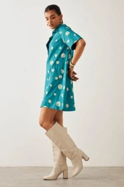 SNOB Teal Miso Short Dress -Echoo Clothing Shop 91sn4 4