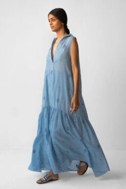 Urvashi Kaur Cotton Jamdani Tent Dress