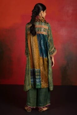 Sunira Designs Mirch Masala Pleated Green Dress 11 Sunira Designs Mirch Masala Pleated Green Dress -Echoo Clothing Shop aw2108a 5