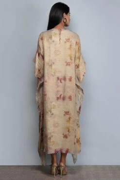 YAVI Impressionist Printed Tissue Dress -Echoo Clothing Shop brcd 10 5