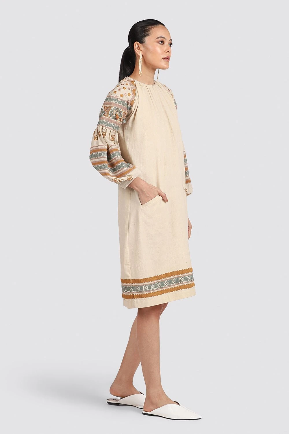 Chandrima Ivory Kurta Dress 5 Chandrima Ivory Kurta Dress - Image 3