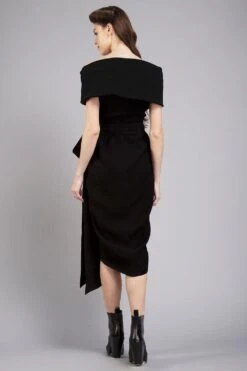 Gauri & Nainika Shawl Collar Wrap Dress -Echoo Clothing Shop gnd ss21 07 3