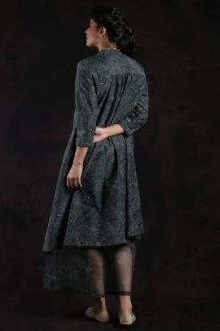 Printed Asymmetric Dress -Echoo Clothing Shop int wf20 d1 16 4