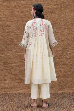 Sunira Designs Kora Jamdani Muslin Yoke Dress 13 Sunira Designs Kora Jamdani Muslin Yoke Dress -Echoo Clothing Shop j2201c 6