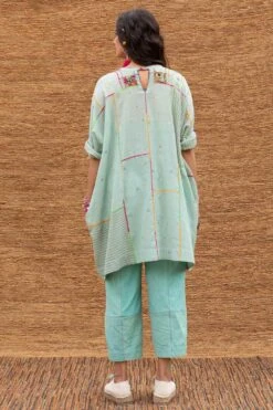 Sunira Designs Blue Kimono Style Dress -Echoo Clothing Shop j2210a 6