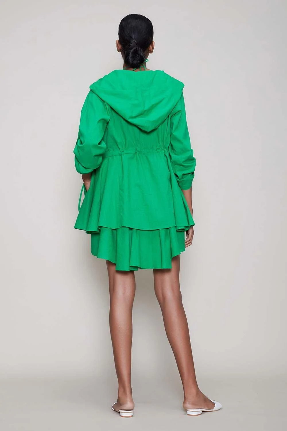 Mati Green Halter Neck Dress & Jacket Set 5 Mati Green Halter Neck Dress & Jacket Set - Image 3