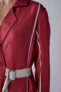 Sneha Arora Helene Silk Trench Dress -Echoo Clothing Shop sa tl dr 015 3