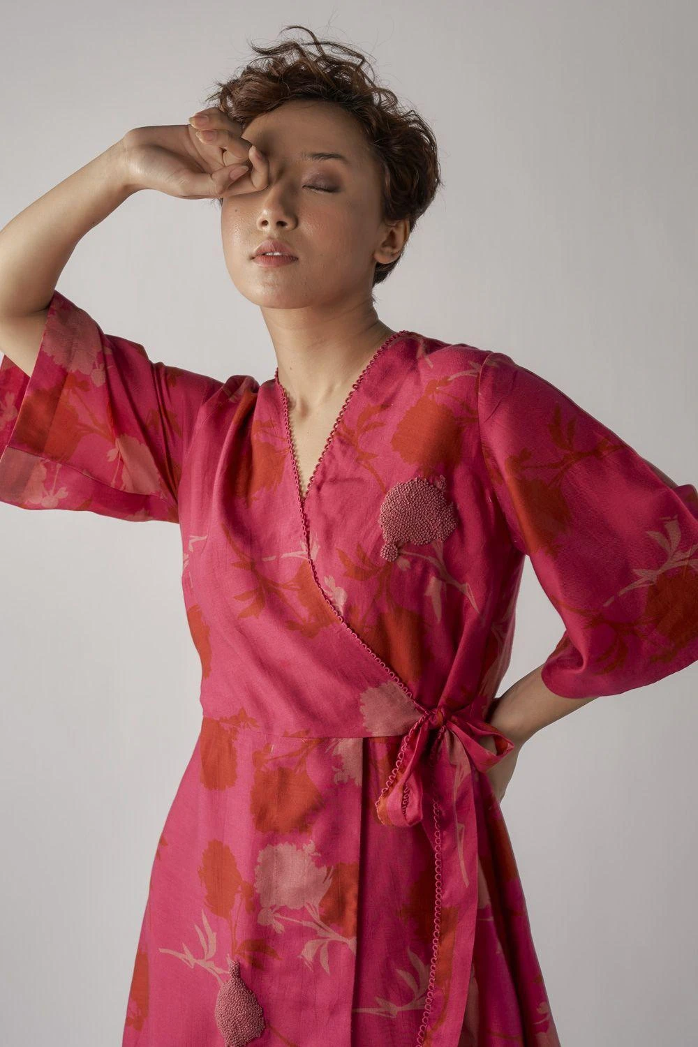 Sneha Arora Rosaline Wrap Dress 5 Sneha Arora Rosaline Wrap Dress - Image 3