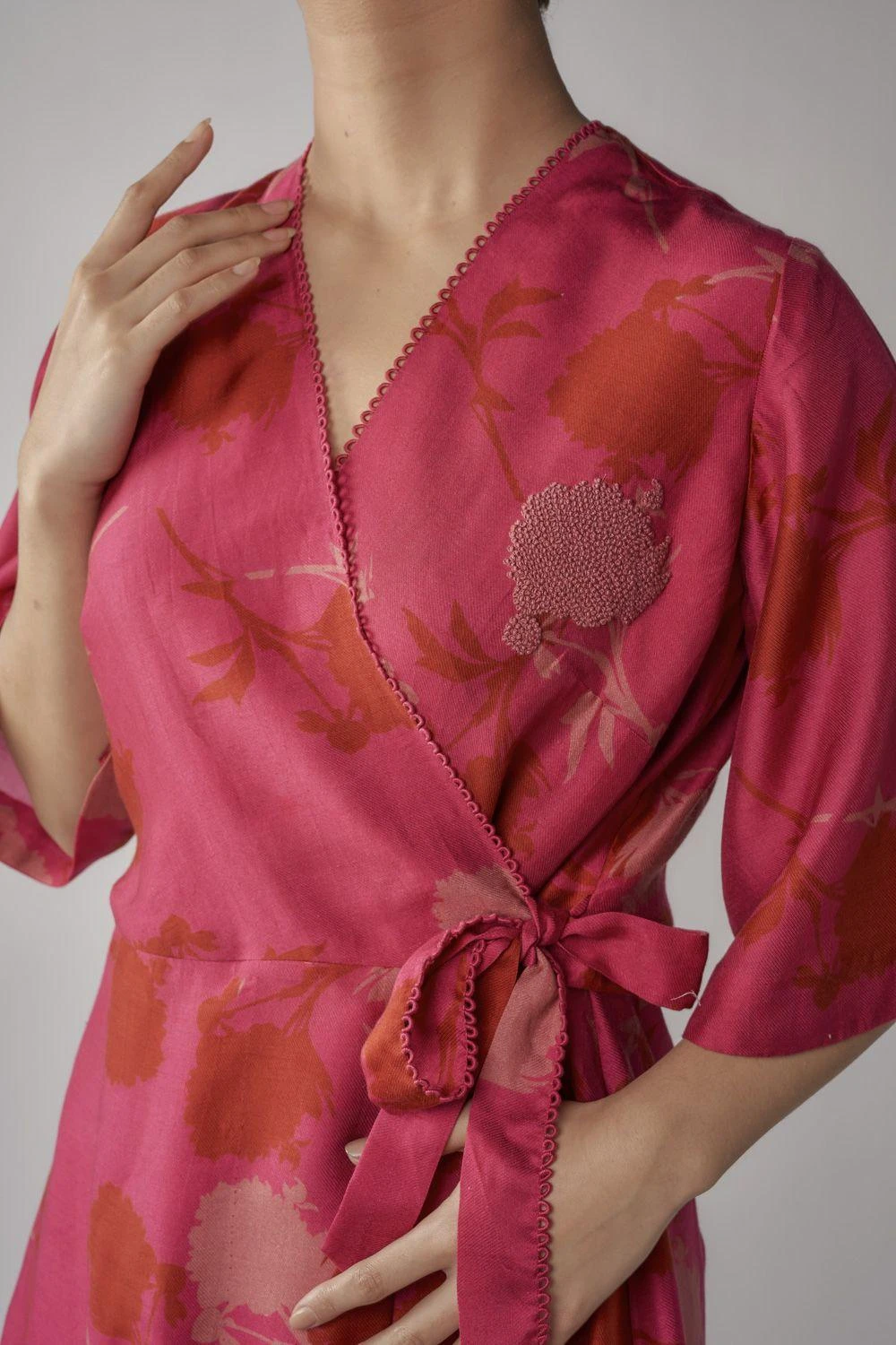 Sneha Arora Rosaline Wrap Dress 6 Sneha Arora Rosaline Wrap Dress - Image 4