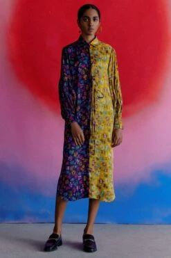 Studio RIGU Warlow Half & Half Shirt Dress