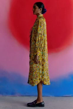 Studio RIGU Warlow Half & Half Shirt Dress 10 Studio RIGU Warlow Half & Half Shirt Dress -Echoo Clothing Shop srdd008 3