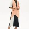 Corpora Studio Colour Blocked Pleated Dress