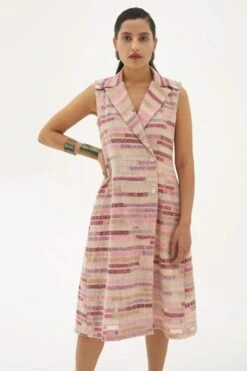 Corpora Studio Handwoven Collar Dress