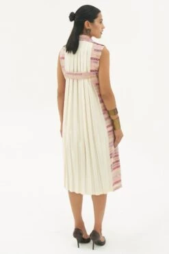 Corpora Studio Handwoven Collar Dress -Echoo Clothing Shop ss22d10 3
