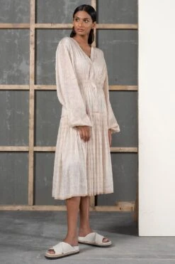 Urvashi Kaur Veiled Rose Corinth Dress