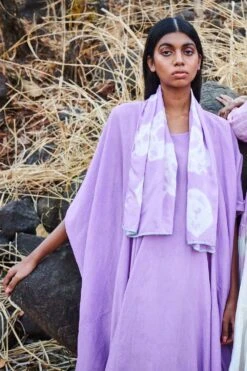 Lilac Oversized Tunic Dress