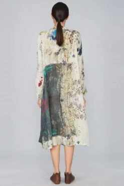 YAVI Cupro Midi Dress -Echoo Clothing Shop yc10d 25 5